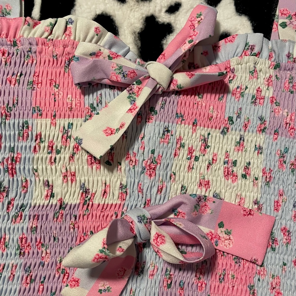 *SOLD OUT* Down Home Roots Patchwork Crop Top - Picture 8 of 9